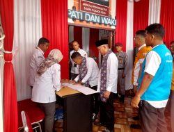 Neko-Taufik Daftar ke KPU Anambas