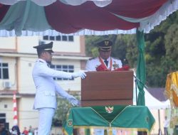 Bupati Anambas Bertindak Sebagai Inspektur Hut RI 79 Tahun 2024