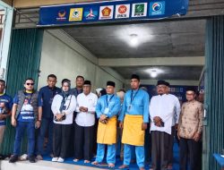 Ratusan Relawan Hantar Paslon Nizar-Novrizal Cabut Nomor Urut Pilkada Lingga 2024