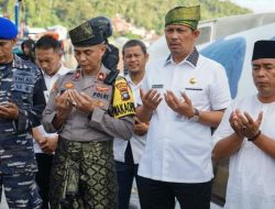 Sekda Anambas Do,a Bersama Launching Mudik Lebaran