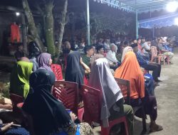 Warga Sumber Rejo Padati Kampanye Rahma-Rizha Meski Bertepatan dengan Laga Indonesia vs China