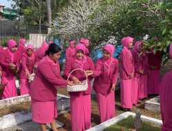 Peringati HKGB Ke-72,  Bhayangkari Polres Bintan Ziarah dan Tabur Bunga di TMP Dwikora Tanjung Uban,