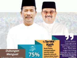 Rudi -Rafiq Optimis Peroleh 75  Persen Dukungan  Masyarakat Batam