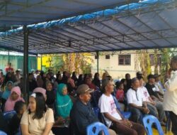Warga Bintan Pesisir Tak Peduli Hujan, Demi Bersama Rudi-Rafiq