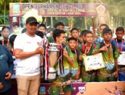 Sekda Anambas Tutup Secara Resmi Turnament U-13 di Air Nangak