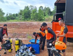 Basarnas Tanjungpinang Lakukan Pencarian Anak Tenggelam di Bekas Galian Tambang