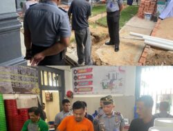 Karutan Tanjungpinang Inspeksi Pembangunan Masjid dan Kualitas Makanan Warga Binaan