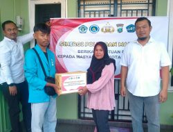 Polresta Tanjungpinang Bersinergi dengan Mahasiswa Salurkan Bantuan Sosial di Bulan Suci Ramadhan