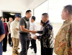 Bupati Anambas Hadir Dalam Acara Penyambutan AHY