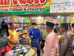 Waka Polres Bersama Bupati dan Wabup Anambas Blusukan ke Pasar