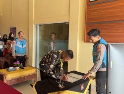 Polres Anambas Gelar Penandatanganan Pakta Integritas Penerimaan Anggota Polri 2025