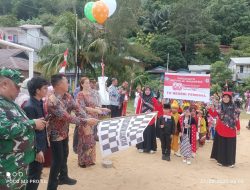 Pawai Pembangunan di Anambas Meriah, Peserta Dilepas Langsung Bupati Aneng