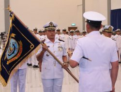 Letkol Laut (P) Romi Sitorus Resmi Menjabat Komandan Lanal Tarempa