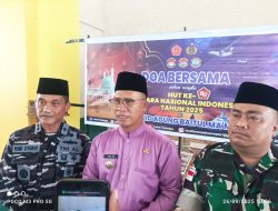 Bupati dan Wabup Anambas Ikut Doa Bersama HUT TNI ke-80 di Masjid Agung Baitul Ma’mur