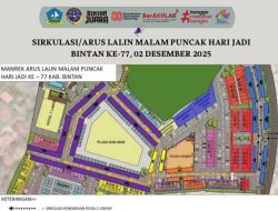 INFO PENTING: Rekayasa Lalu Lintas Hari Jadi ke-77 Bintan