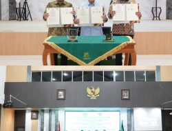 Perkuat Sinergi dan Kepastian Hukum, Kanwil Kemenag Provinsi Kepri Serta Kanwil BPN Provinsi Kepri Teken Perjanjian Kerja Sama